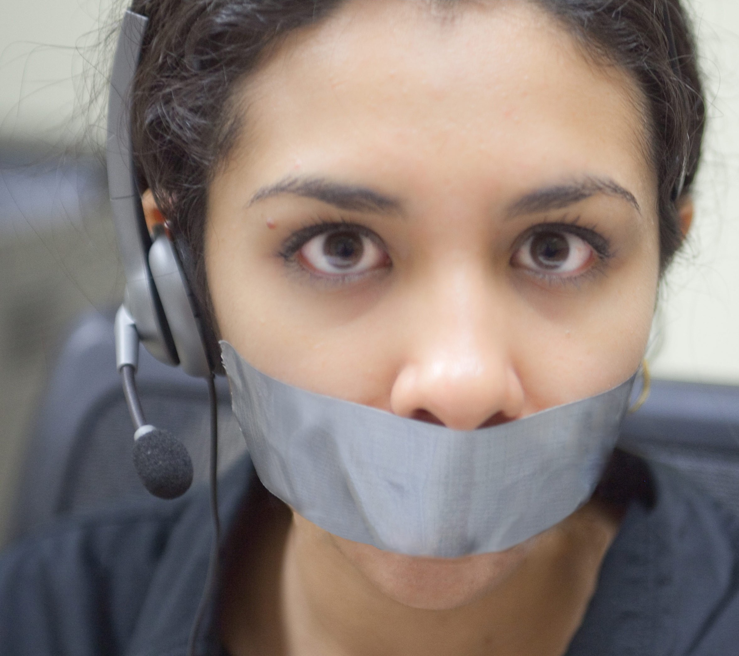 Censored Sign Language Interpreter Working in Video Relay