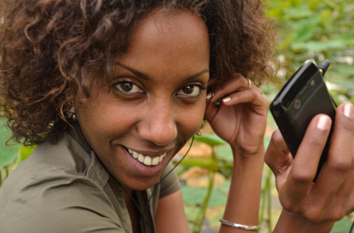 Happy Sign Language Interpreter Using Apps To Enhance Her Productivity