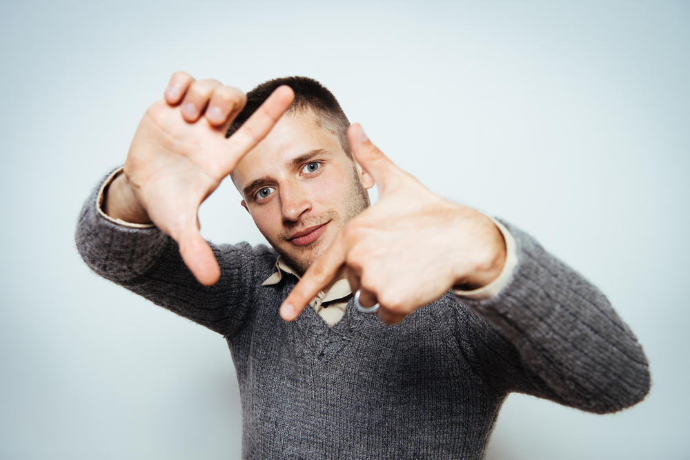 Sign Language Interpreter Framing Their Work